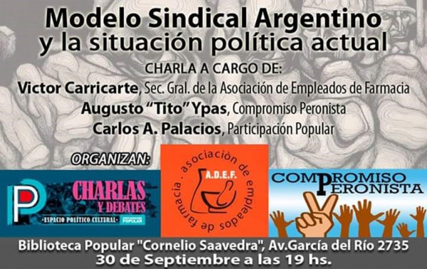 Charla: el modelo sindical argentino